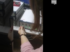 De video van de lichtbrontest