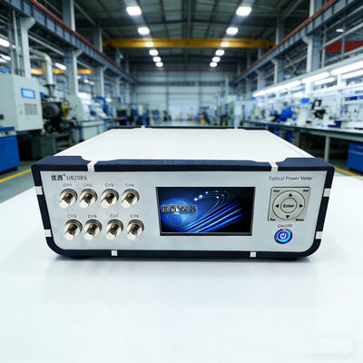 8-kanaals voordelige optische powermeter, met datadownloadfunctie